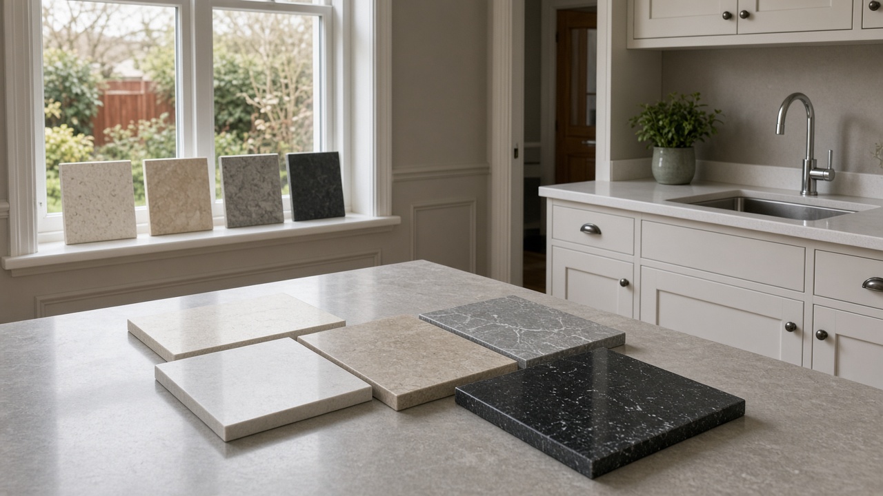 Compare samples at home before Minerva Worktops: Pros, Cons & Alternatives — Kitchen Worktops Store