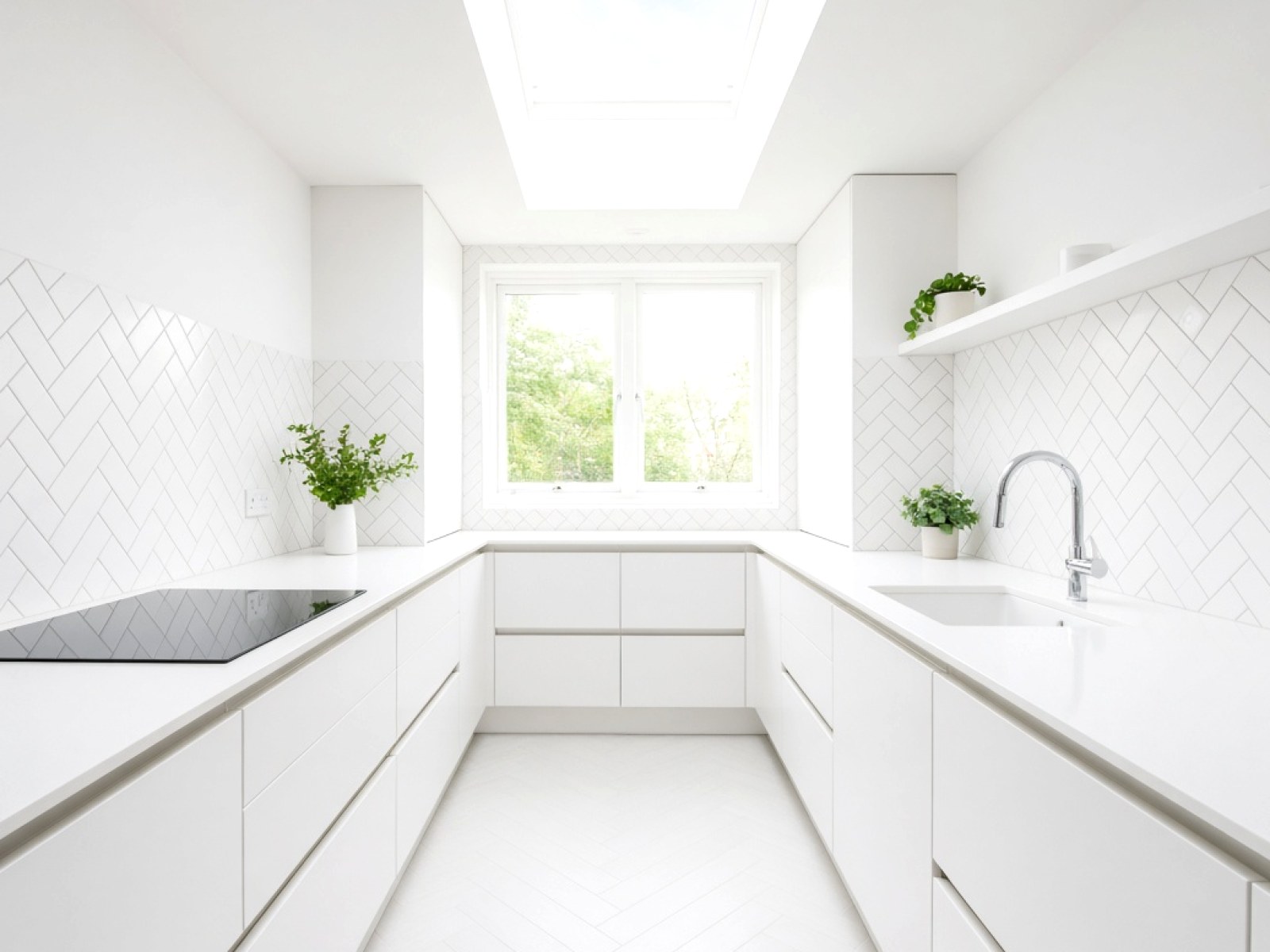 Sinks templated with the worktop