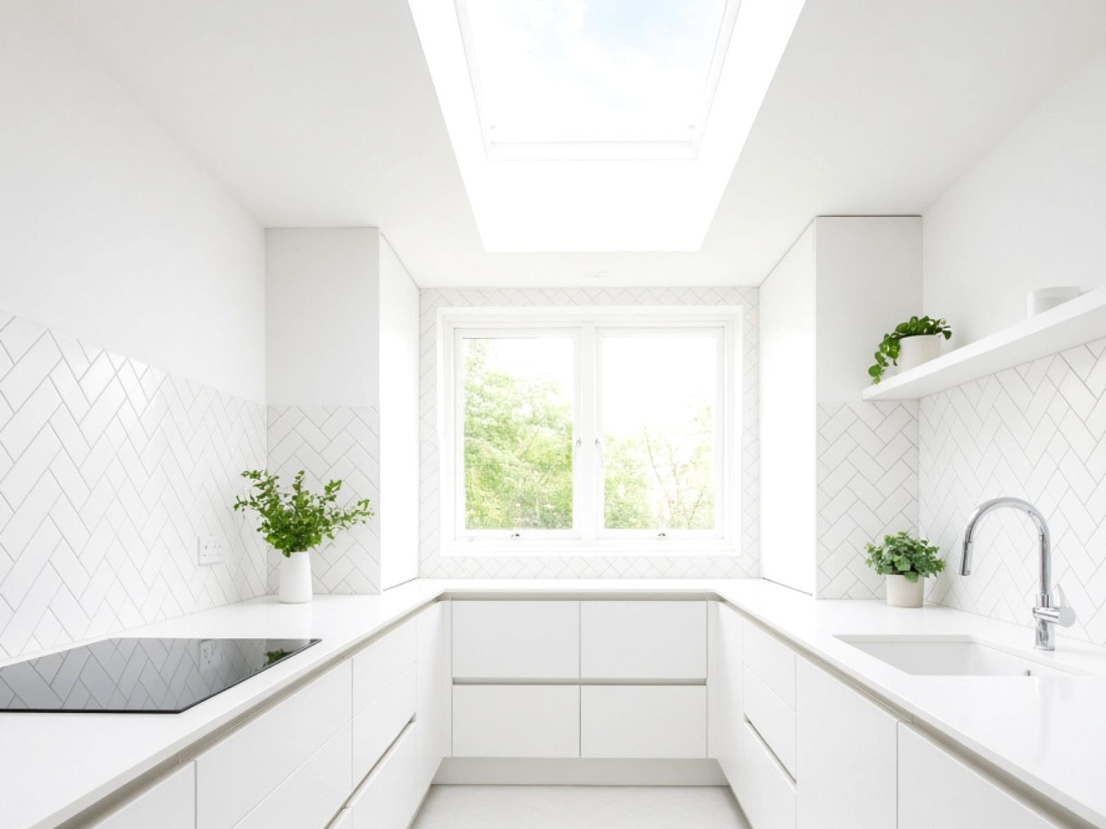 Sinks templated with the worktop